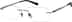 Rimless Glasses 1302812 in Gray