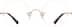 Rimless Glasses 1302914 in Gold