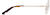 Side view of Rimless Glasses 1302914 in Gold thumbnail