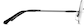 Side view of Rimless Glasses 1302921 in Black thumbnail