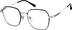 Geometric Glasses 1303121 in Black
