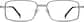 Front view of Titanium Rectangle Glasses 130321 in Black thumbnail