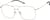 Angle view of Aviator Glasses 1303214 in Gold thumbnail