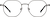 Front view of Geometric Glasses 1303312 in Gray thumbnail