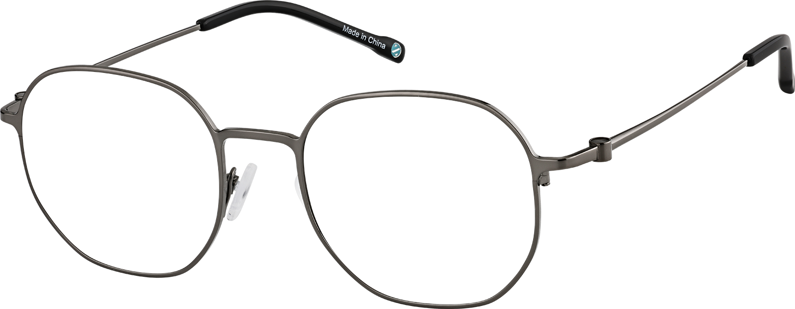 ◆ ミーニ Rose Gold Geometric Glasses #1303319 | Zenni Optical