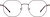 Front view of Geometric Glasses 1303318 in Red thumbnail