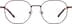 Geometric Glasses 1303318 in Red