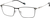 Angle view of Rectangle Glasses 1303412 in Gray thumbnail