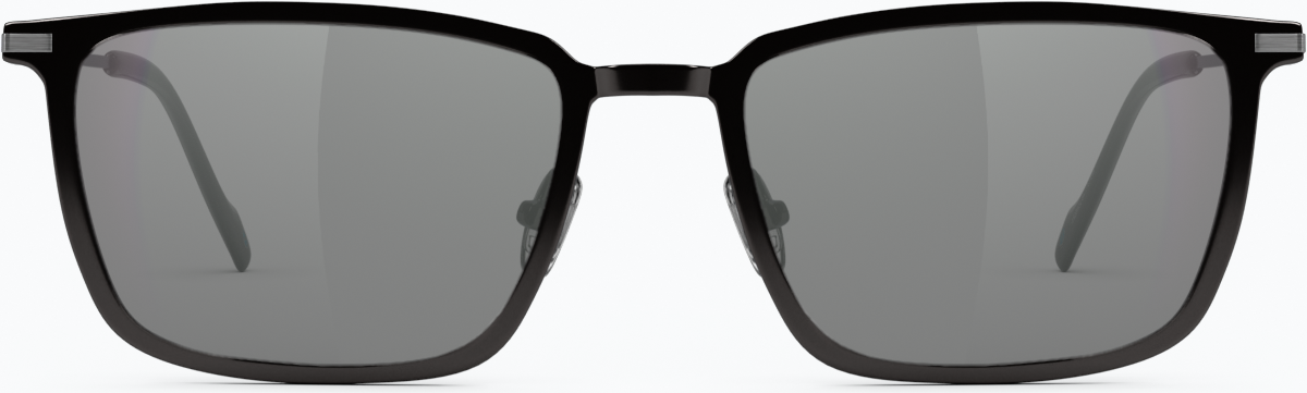 Gray Rectangle Glasses #1303512 | Zenni Optical