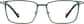 Front view of Rectangle Glasses 1303524 in Green thumbnail