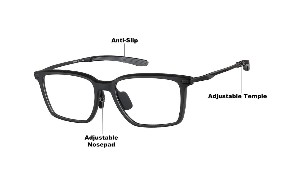 Image of Zunnies - Rectangle Sports Glasses