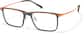 Angle view of Rectangle Glasses 1303812 in Graphite thumbnail