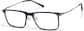 Angle view of Rectangle Glasses 1303816 in Navy thumbnail