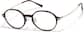 Angle view of Oval Glasses 1303925 in Tortoiseshell thumbnail
