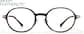 Front view of Oval Glasses 1303925 in Tortoiseshell thumbnail