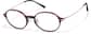 Angle view of Oval Glasses 1303939 in Pink Tortoiseshell thumbnail