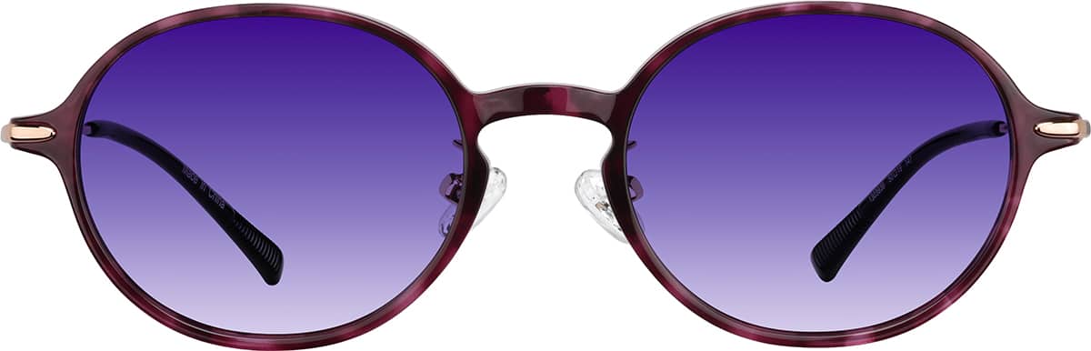 Pink Tortoiseshell Oval Glasses #1303939 | Zenni Optical