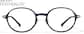 Front view of Oval Glasses 1303949 in Blue Tortoiseshell thumbnail