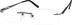 Titanium Rimless Glasses 131812 in Gray