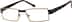 Titanium Rectangle Glasses 132514 in Gold