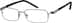 Titanium Rectangle Glasses 133212 in Gray
