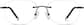 Front view of Customizable Titanium Rimless Glasses 133621 in Black thumbnail