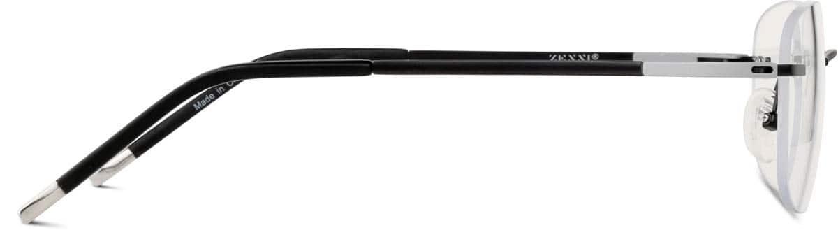 Black Titanium Rimless Glasses #133621 | Zenni Optical Black Titanium Rimless Glasses #133621 | Zenni Optical