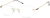 Angle view of Titanium Rimless Glasses 133714 in Gold thumbnail