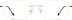 Titanium Rimless Glasses 133714 in Gold