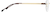 Side view of Titanium Rimless Glasses 133714 in Gold thumbnail