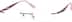 Titanium Rimless Glasses 133819 in Pink