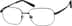 Titanium Rectangle Glasses 134112 in Gray