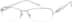 Titanium Rectangle Glasses 134211 in Silver