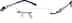 Titanium Rimless Glasses 135716 in Blue