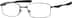 Titanium Rectangle Glasses 136312 in Gray