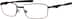 Titanium Rectangle Glasses 136315 in Brown