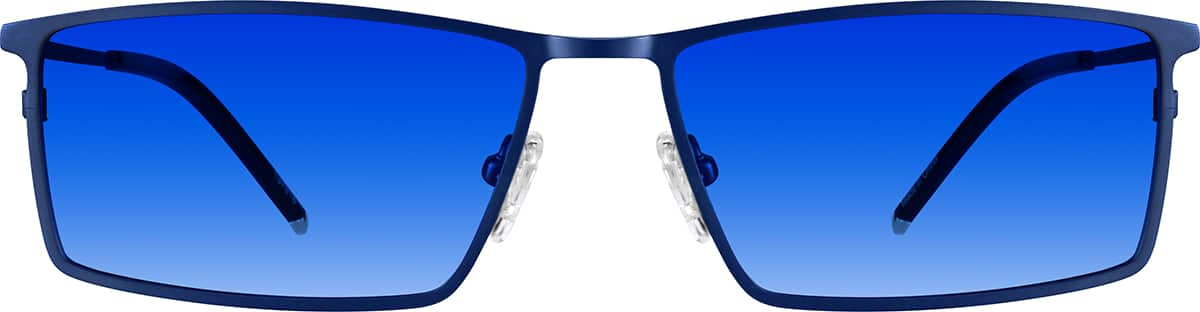 Image of Titanium Rectangle Glasses