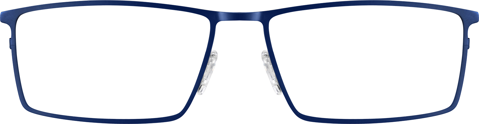 α-shop Black Titanium Rectangle Glasses #137021 | Zenni Optical