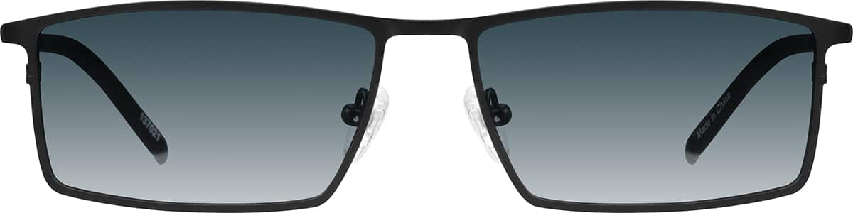 Image of Titanium Rectangle Glasses