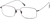 Angle view of Titanium Rectangle Glasses 137515 in Copper thumbnail