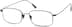 Titanium Rectangle Glasses 137515 in Copper