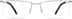 Titanium Rectangle Glasses 137611 in Silver