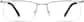 Front view of Titanium Rectangle Glasses 137611 in Silver thumbnail
