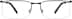 Titanium Rectangle Glasses 137621 in Black