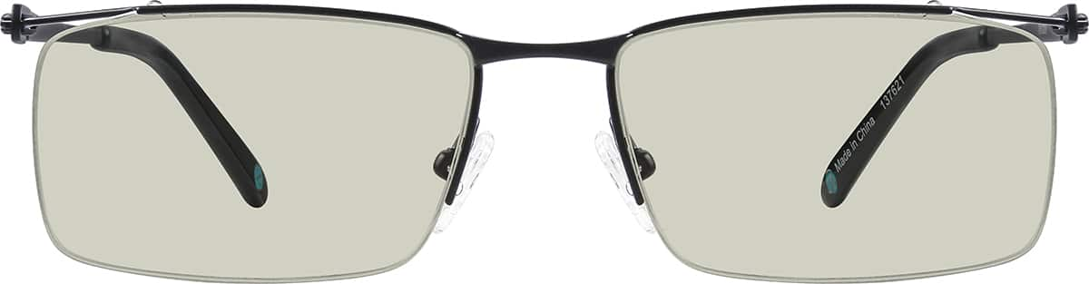 Image of Titanium Rectangle Glasses