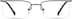 Titanium Rectangle Glasses 137815 in Brown