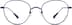 Titanium Round Glasses 137916 in Navy