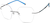 Angle view of Titanium Rimless Glasses 138012 in Gray thumbnail