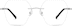 Titanium Rimless Glasses 138014 in Silver