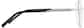 Side view of Customizable Titanium Rimless Glasses 138014 in Silver thumbnail